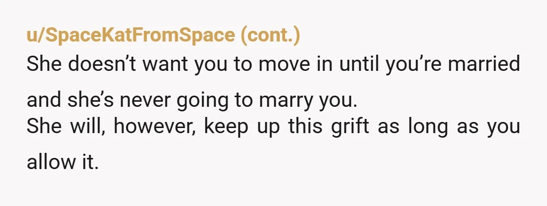 u/dookle14 NTA - your fiancée is doing some shady stuff. Buying a townhouse without even consulting you? That’s some next level lack of communication. It’s almost as if she waited...