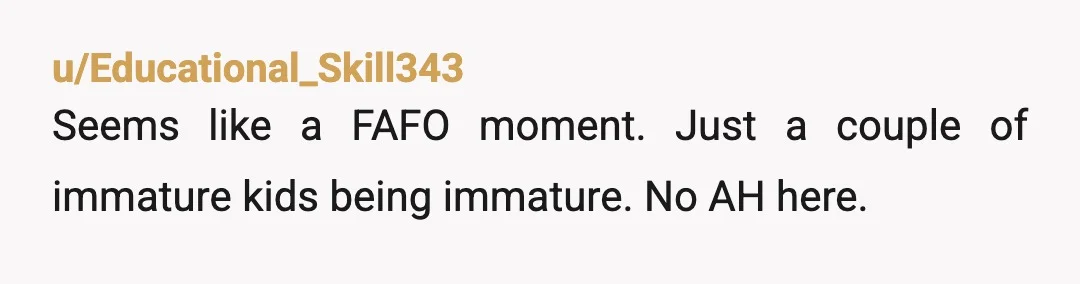 u/Gretgor
YTA for playing a sportsball videogame rather than something actually good /s