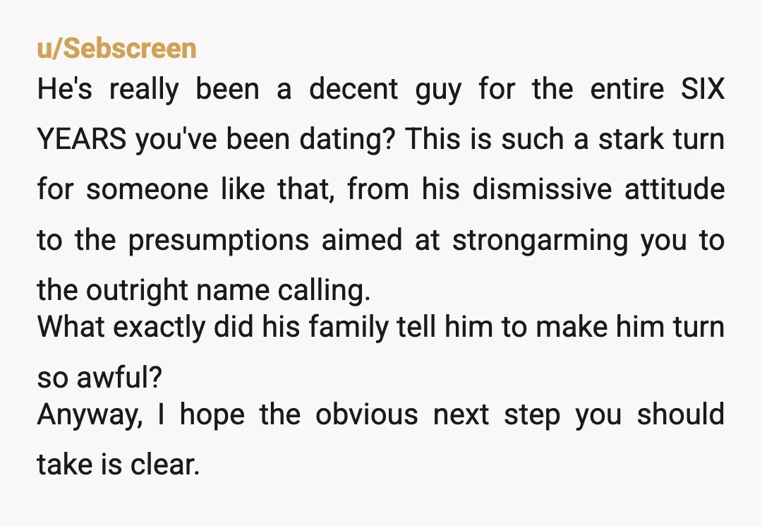 u/Sogemplow
My dude thinks he is planning the wedding. Take a break, go see your family. Leave the ring.