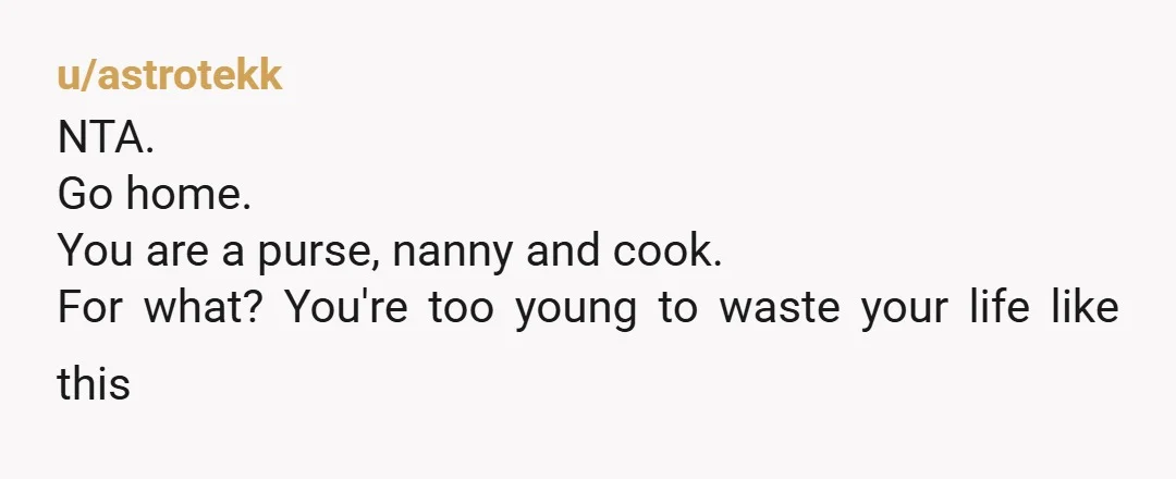 u/Stock_Particular6525 NTA I apologize for sounding condescending but you are 21! You are like....new! Young! Whole life ahead of you to do as you please! Your boyfriend should be ashamed...