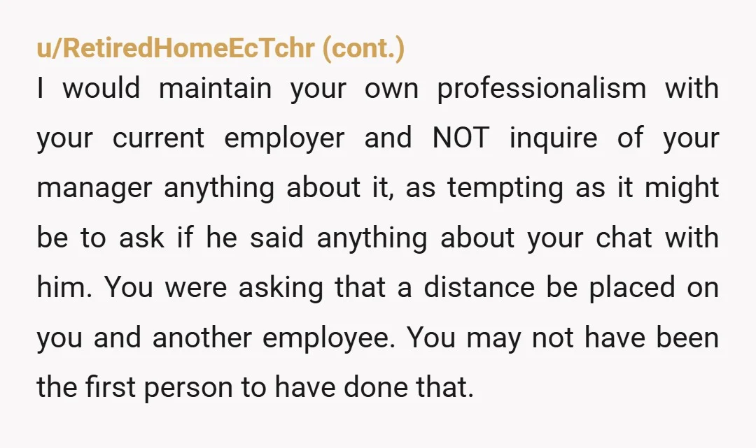 u/justbraised NTA it sounds like she was bad at the job and would have gotten fired anyway, whether you worked with her or not. From you other posts it sounds...