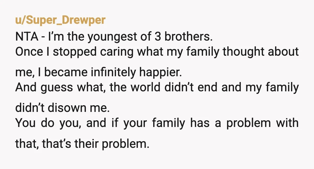 u/armomo3 Who's paying? If you're paying, you deserve a real bed. If they are, why did they not book accomodations to fit the family? Why can't HER daughter & boyfriend...