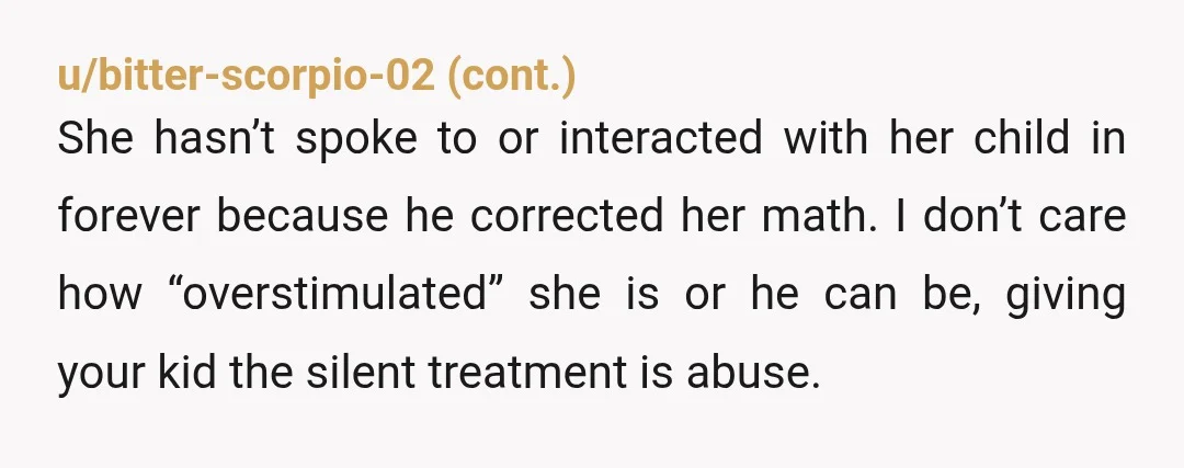 u/sweetsquashy Dude, you were so, so wrong in how you handled this with your oldest. He does not need to hear every excuse in the book for why his mom...