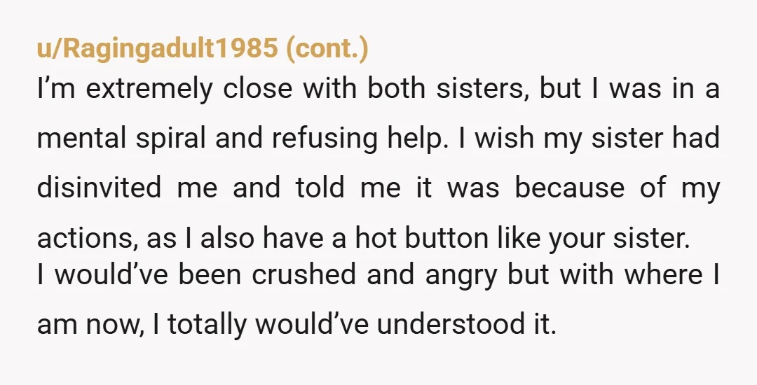 u/felifornow I mean what shes doing is working and an overreacting. But this could come back from her mental health issues. Not a reason to do that but still. Also...