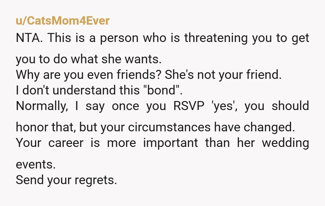 u/beejaye11 These people are not your friends. They are users. Anyone who try’s to force you into doing something that hurts you in any way, including financially does not have...