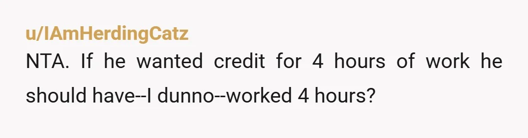u/zombiegirllll NTA. I can only imagine the adult he will become if people always let him get away with stuff. My school took our volunteer hours seriously as well and...