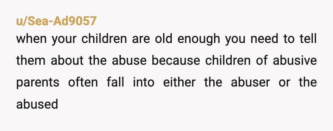 u/DatTingTing Your children are grown now, when will you be honest with them? You're asking them to understand a situation that you haven't explained to them. If you love them,...
