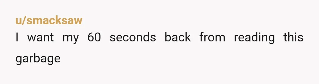 u/DDChristi
It may be a troll but at least it was entertaining