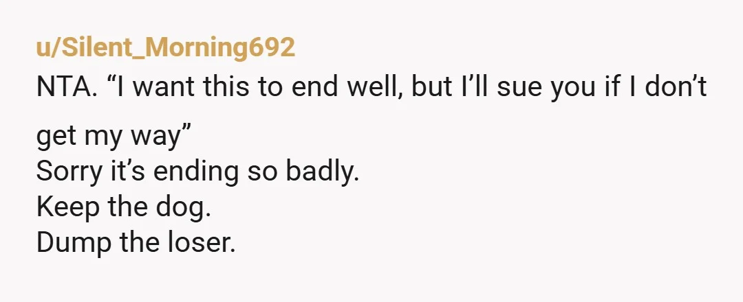 u/obtusewisdom No, you're NTA. Buddy is stable and happy. If you hand him over at any point, you will not get him back. Make sure you notify vets or any...
