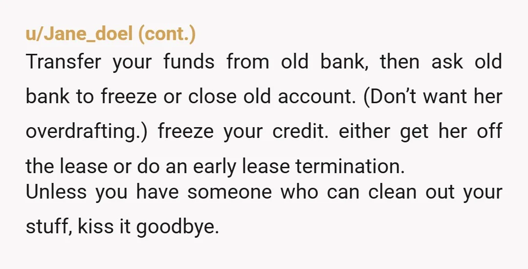 u/Clean_Permit_3791 Erm just to let you know - You don’t HAVE to pay any of that. You pay for a home, if she chooses not live in it that’s her...