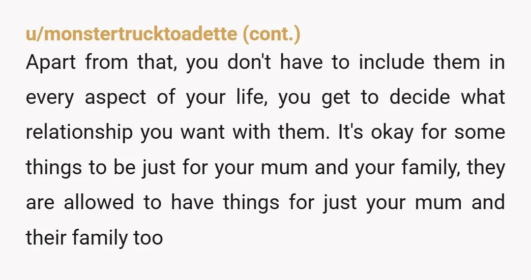 u/Rivvien You're not required to tell anyone else your plans if you don't want to. Its not lying. You're also not required to listen to their bullshit if you don't...