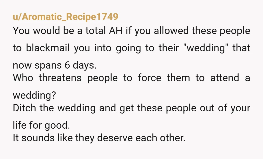 u/facinationstreet
YTA for thinking you need to have 10,000 excuses instead of just declining.