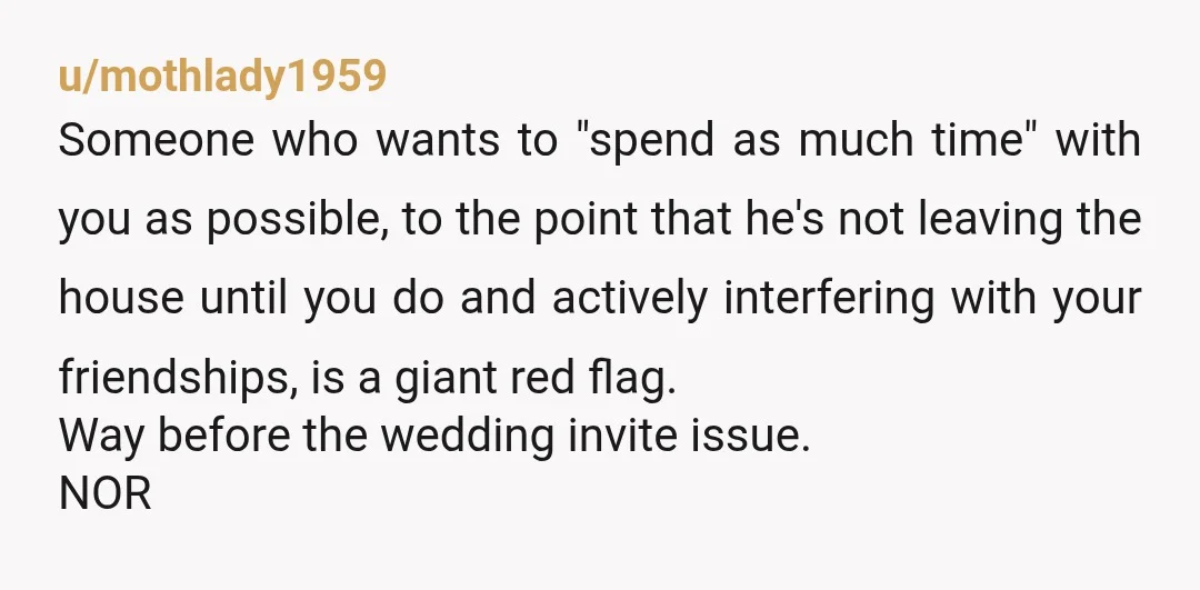 u/Constant-Ad9390 Lauren sounds like a good friend. You have absolutely done the right thing & this was before I got to the end of your post with the update about...