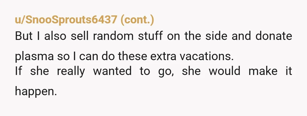 u/kittygahyeon NTA. You shouldn’t have to go into debt because your 30 year old couldn’t figure out how to save up $1,000 within 6 months. It’s not a small amount...