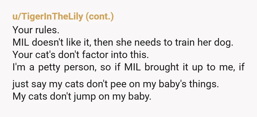 u/HoliAss5111 Yeah, I'm not reading all that. I have cats, I had cats my whole life. They sometimes bond with the baby even before birth. Even if that's not the...