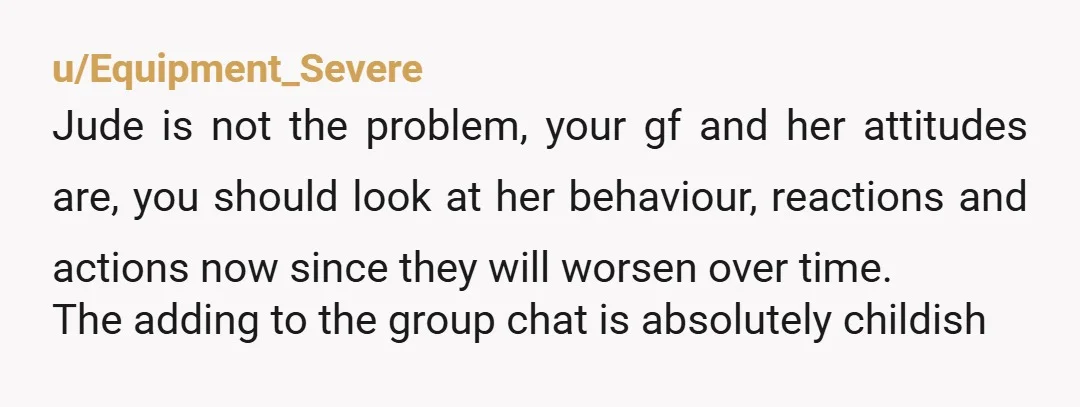 u/CuriouslyFlavored The group chat thing is breakup worthy. A decent partner doesn't pull that crap. I'd probably give her a chance to apologize, but if she doubles down, it's probably...