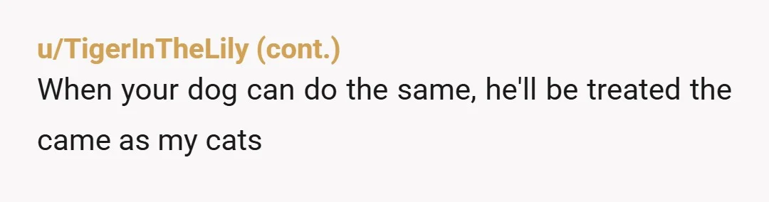 u/Immediate-Maximum-75
I'm an old ER nurse and I've never seen cat bites on babies or kids.
I've seen plenty of dog bites though.
NTA.
Your MIL certainly is.