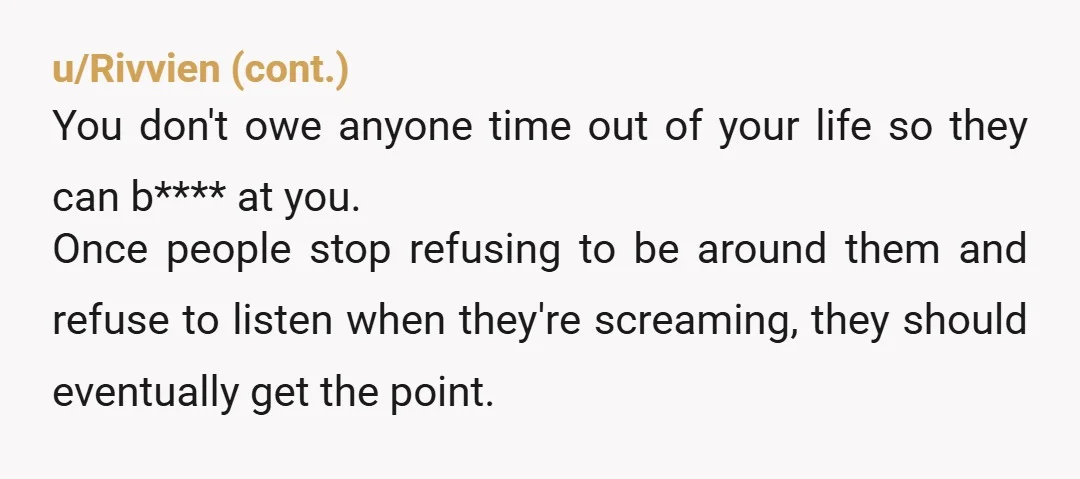 u/ArgumentDecent1542 If you would've had the same experience without them at the beach house then I would've said that you're the drama, but knowing you didn't invite them and the...