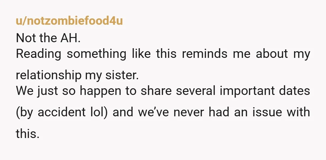u/simulated_woodgrain
Who researches the least popular day to get married and thinks that’s super special? NTA