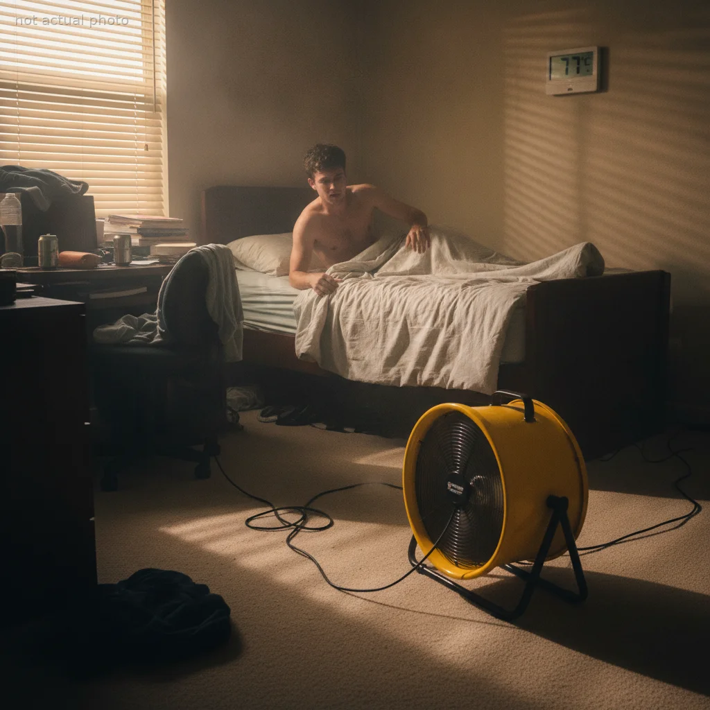 Landlord Demanded He "Buy a Fan" to Save the AC, So He Sourced a Jet-Engine-Loud Floor Dryer