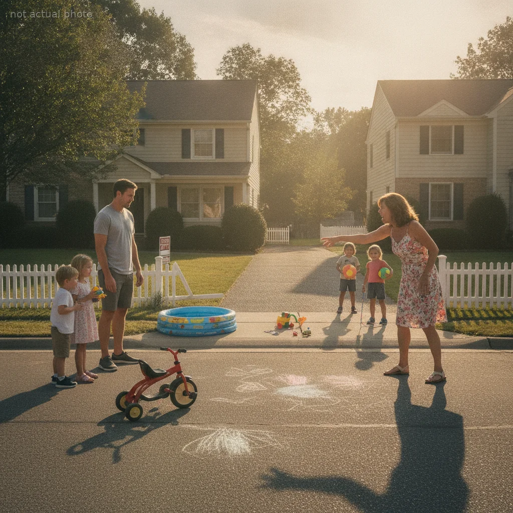 Entitled Neighbor Claims This Family's Driveway as a Private Playground, Then Lashes Out When They Dare to Visit