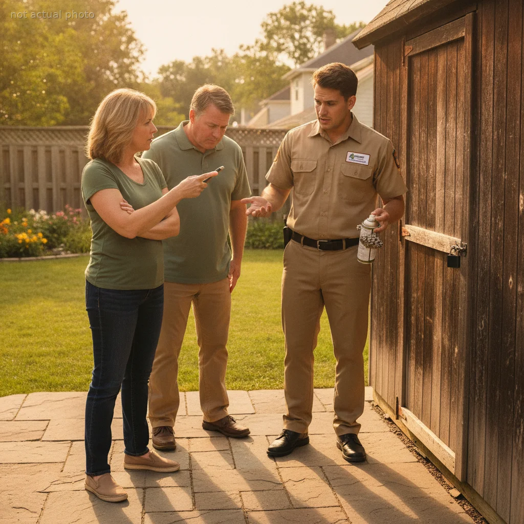 Wife Demands Free Pest Control For A Locked Shed, Threatening To 'Review Bomb' The Business If They Refuse