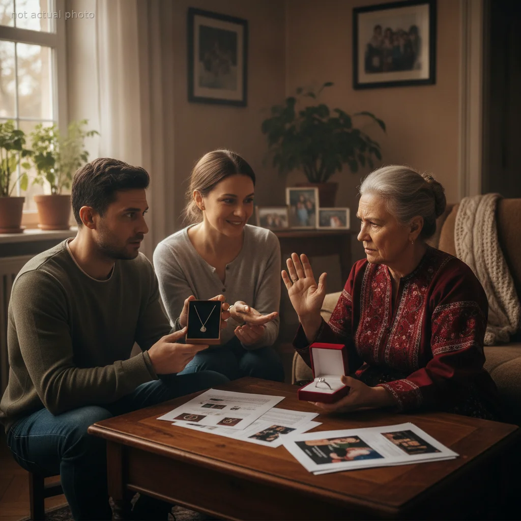 His Girlfriend Asked For A $50 Engagement Necklace, But His Traditional Mother Demands A Diamond Ring