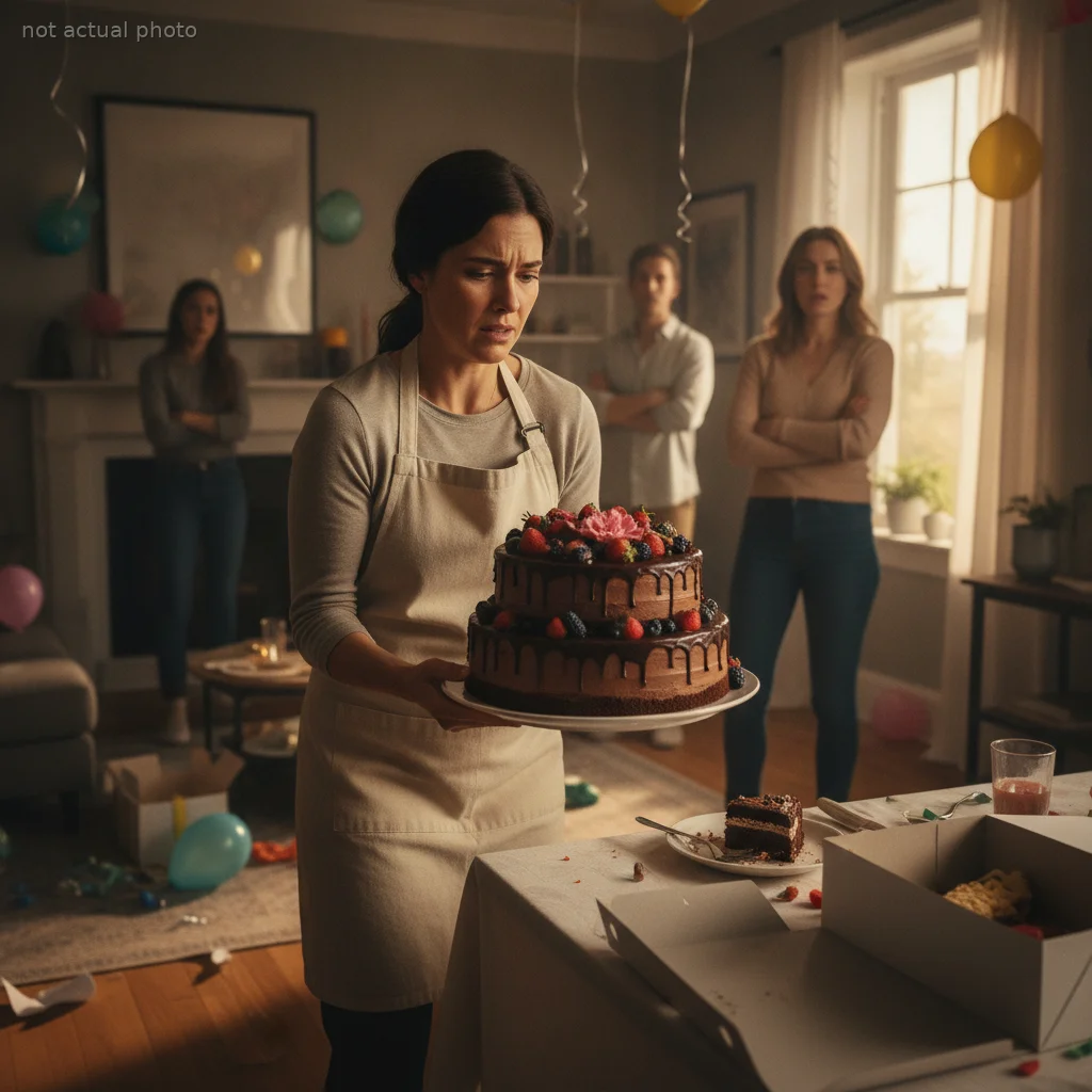 She Spent Hours Baking Her Sister's Birthday Cake, Only To Take It Back After A Bizarre Lie