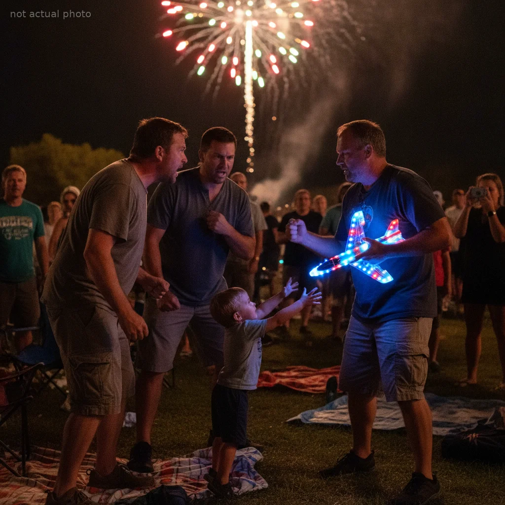 He Refused to Give Back a Child's Toy at a Fireworks Show, Sparking an Explosive Confrontation With the Father