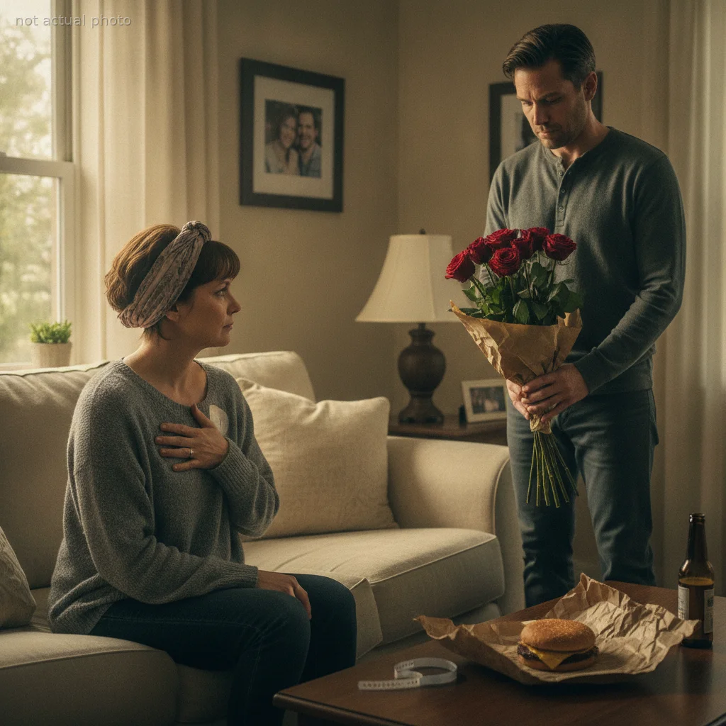Wife Rejects Husband’s Peace-Offering Roses After He Abandoned Her During Cancer Surgery For A Bar Burger