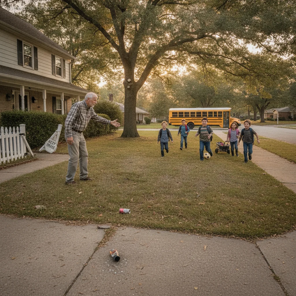 He Asked Neighborhood Kids to Stay Off His Lawn, Now He’s the Local Villain