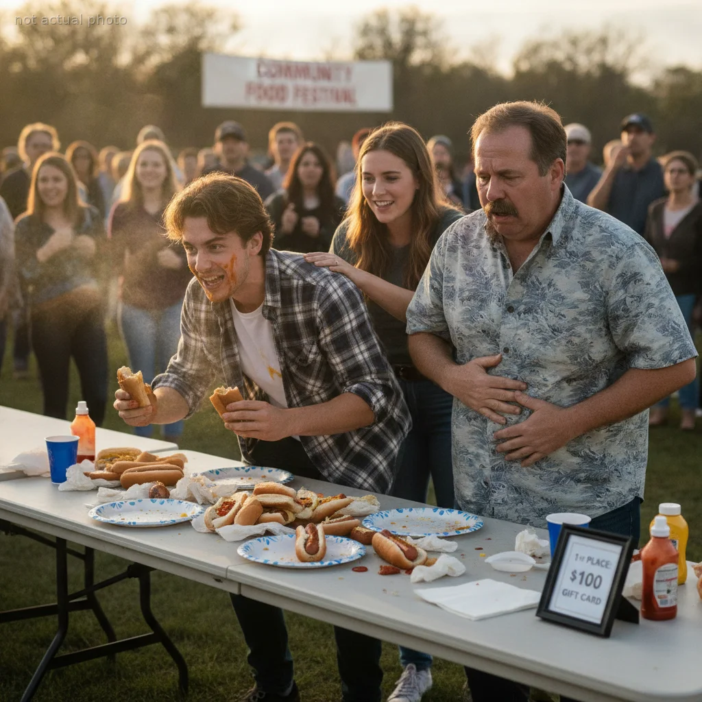 Boyfriend Dominates Local Hot-Dog Contest, Unknowingly Crushes His Future Father-In-Law's Ego
