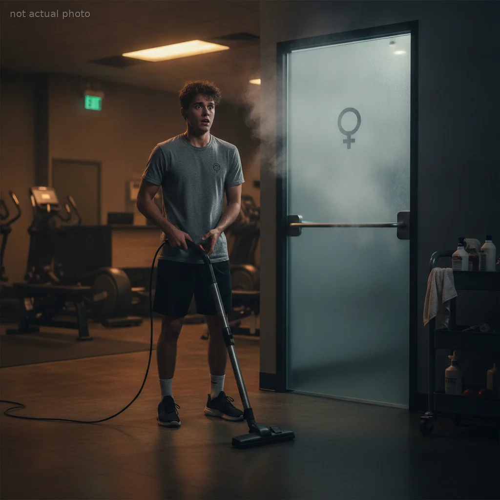 Gym Employee Enters Women's Locker Room After Using a Vacuum Cleaner as His "Warning Siren"