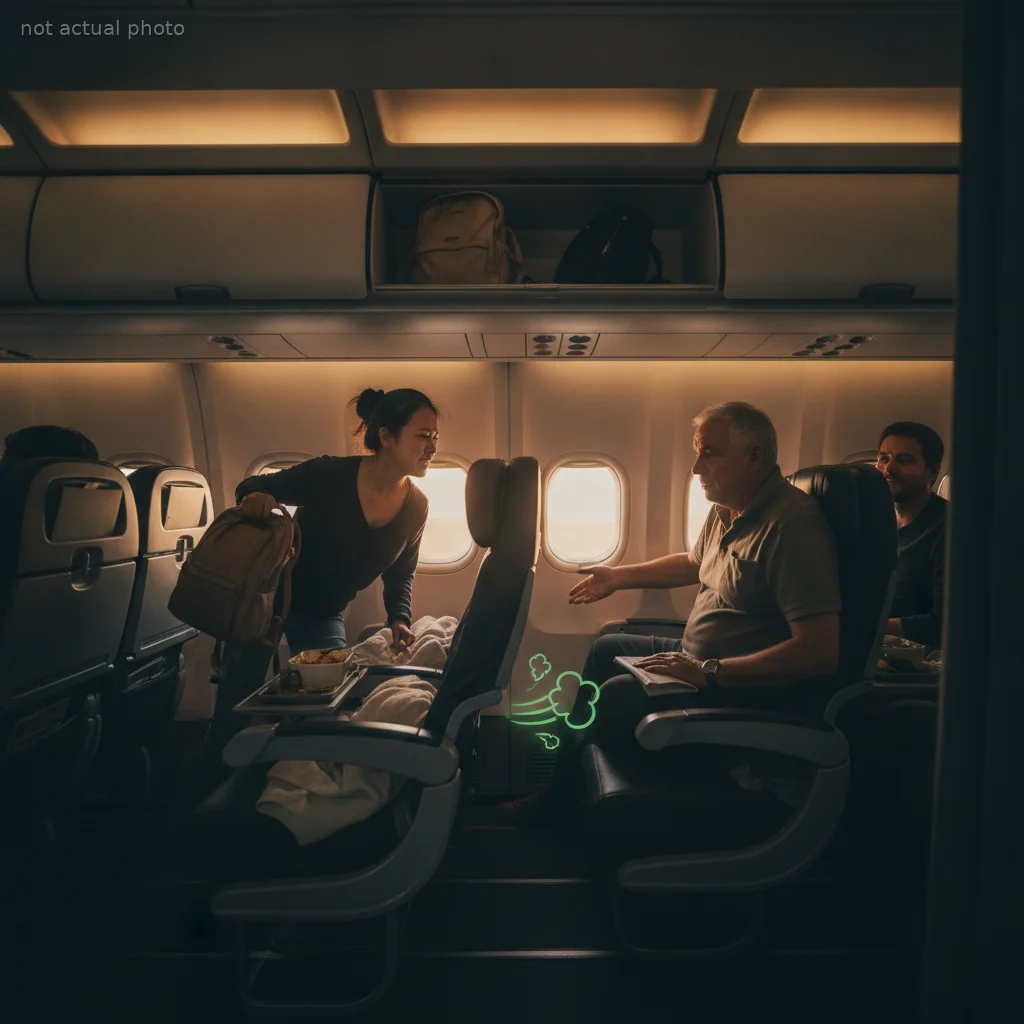 Passenger Moves Seats to Escape Overpowering Odor, Sparking a Mid-Air Confrontation Over Honesty