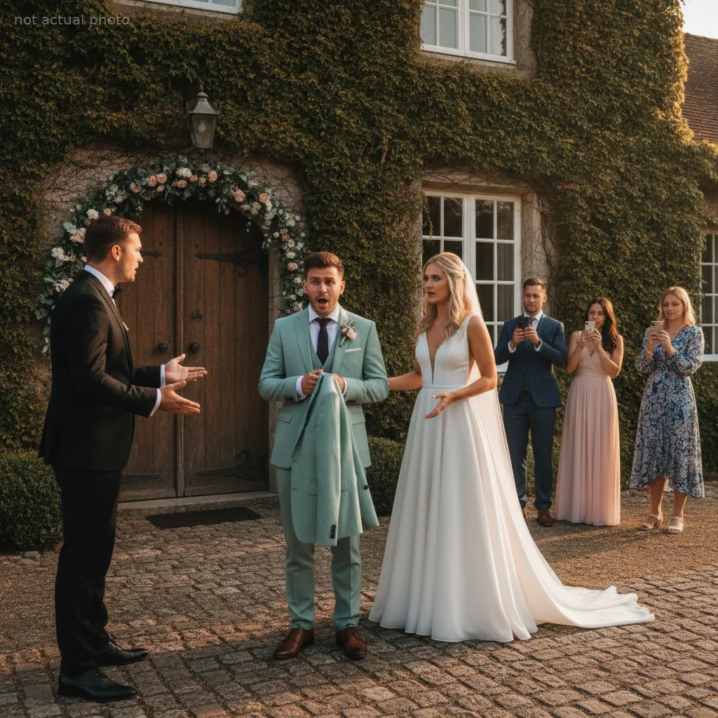 Couple Bans Popular Suit Color 24 Hours Before Wedding, Banishes 30 Guests From Photos