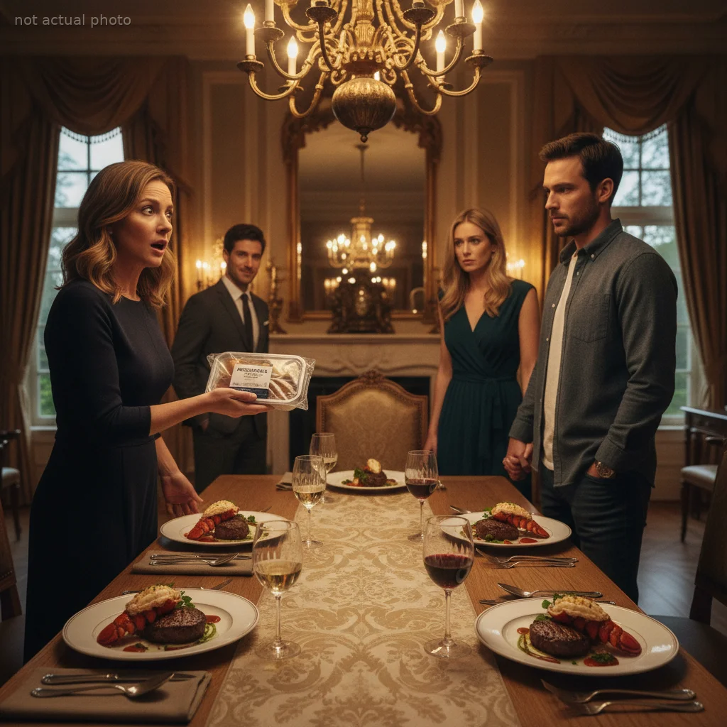 AITA For Offering A Frozen Dinner To An Uninvited Guest At A High-End Dinner Party?