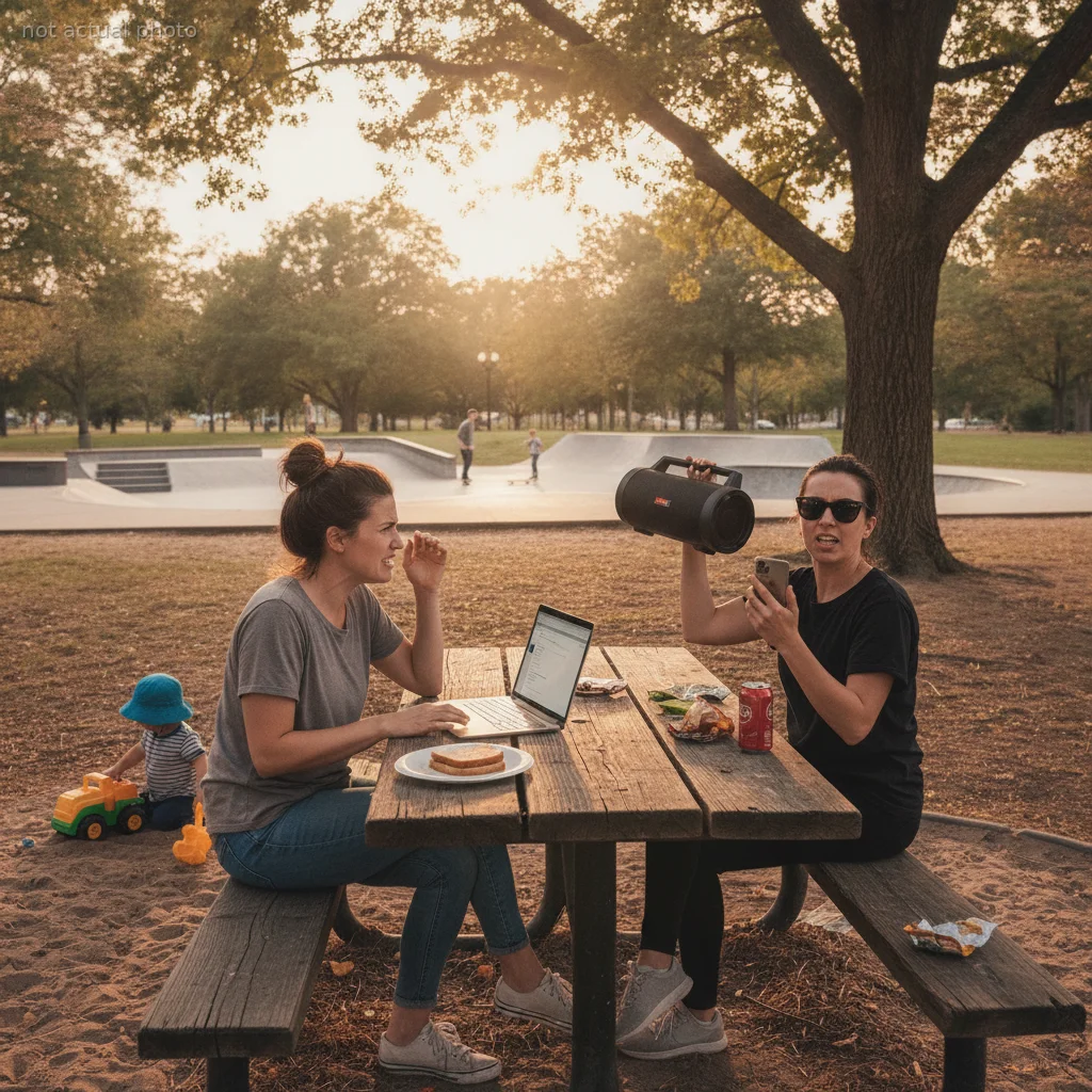 This Mom Shared A Public Picnic Table, Sparking A Wildly Petty Playground War