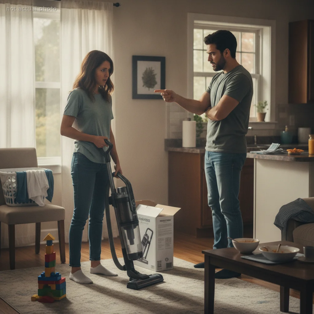 Fiance Demands She Pay Half the Bills After She Buys a Vacuum, Completely Ignoring Her 100% Domestic Workload