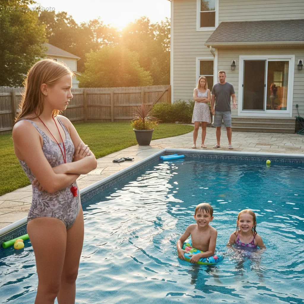 AITA For Letting Kids Swim In Their Own Pool After Their Dad Said There Were No Rules?