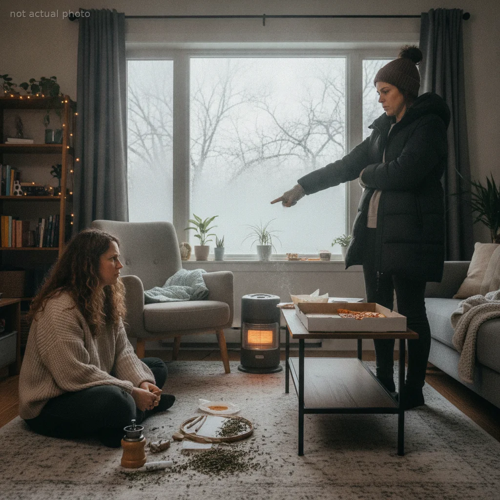 Roommate War Over "Weed Prep" Ignites When Freezing Temperatures Force Her Indoors