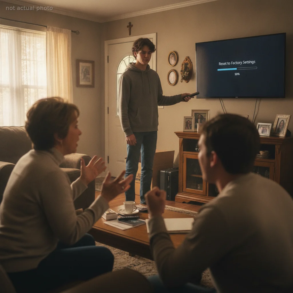 Teenager Clears Their Old Roku TV to Keep Private Accounts Safe, Prompting an Angry Family Backlash
