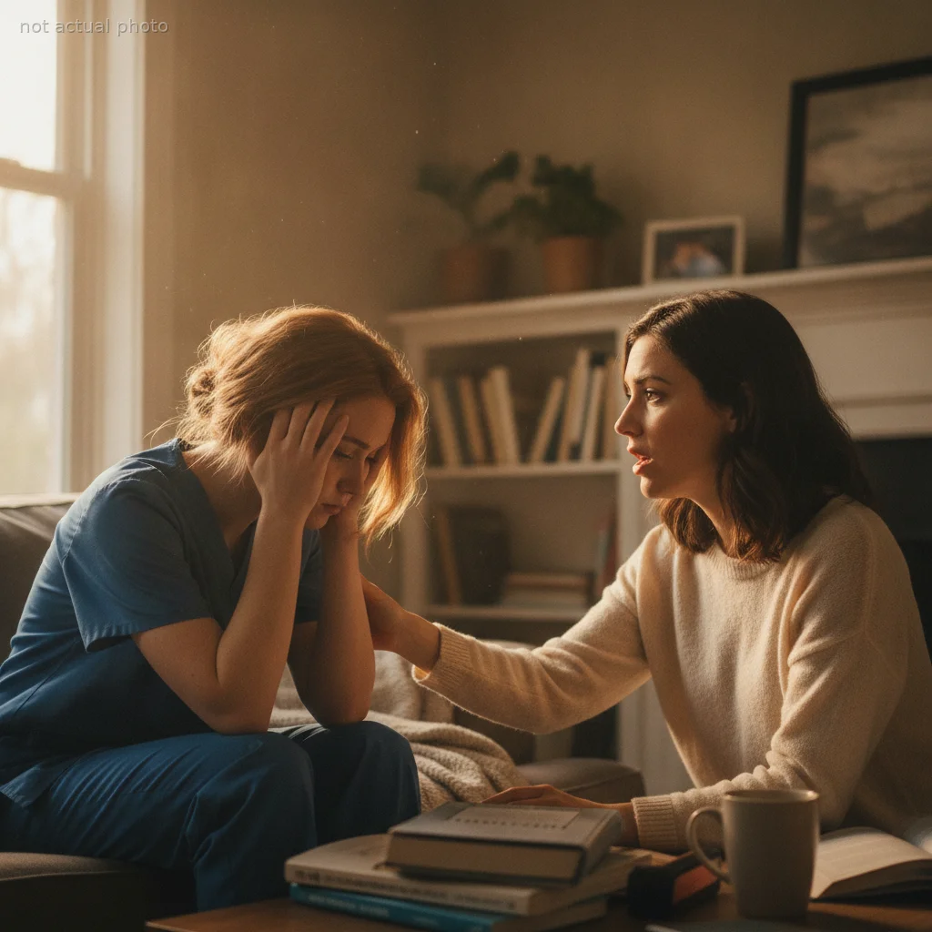 This Well-Meaning Friend Boldly Warned Her Struggling Pal to Quit Her Nursing Career