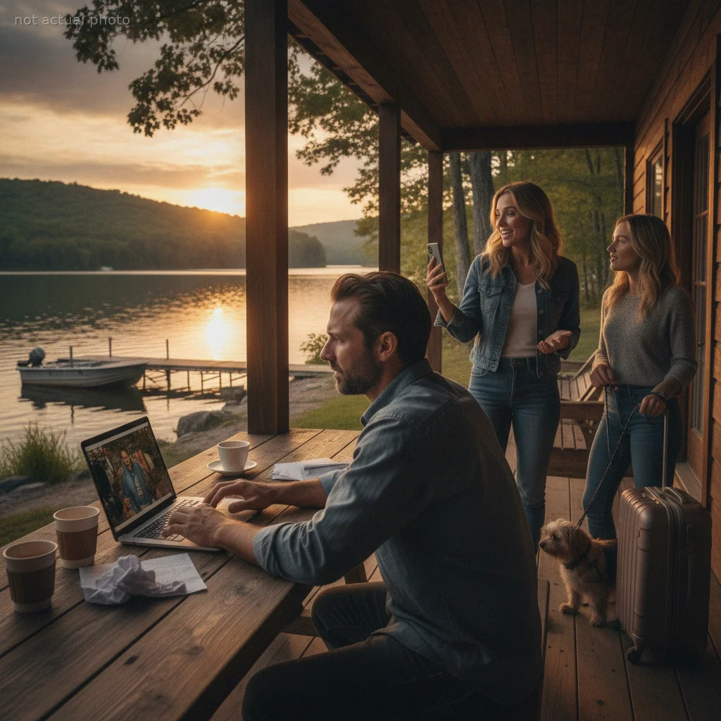 He Paid for a Peaceful Lake House Retreat, but His Girlfriend Expects Him to Play Chauffeur and Host for Her Friend