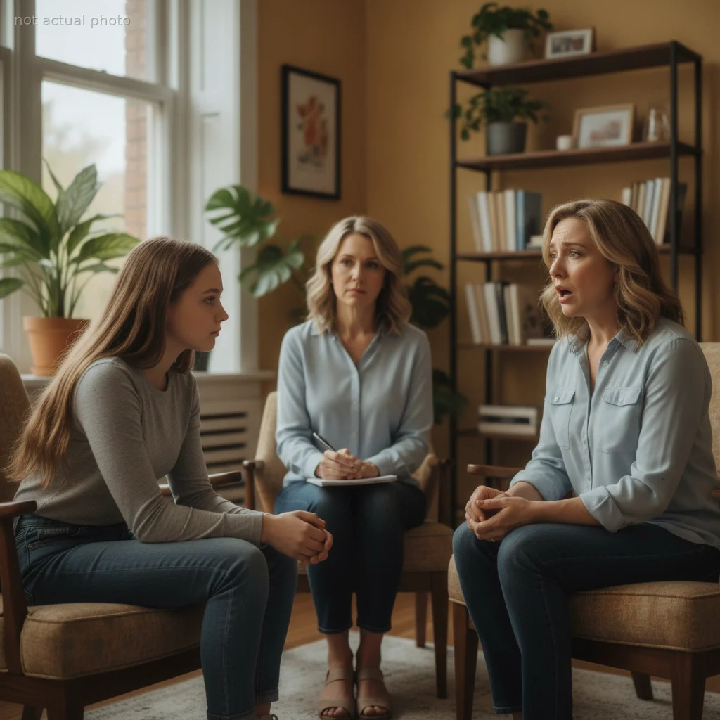 Mom's Tears Instantly Dry Up After Teen Daughter Asks One Simple Question in Therapy