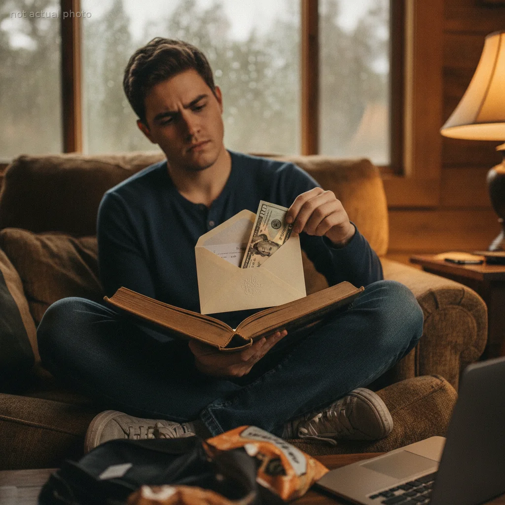 He Found An Unopened Wedding Card Hidden In An Airbnb Book — And The $80 Left Inside Put His Morals To The Test
