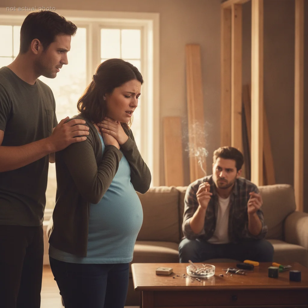 This Pregnant Parent Suffered an Allergic Reaction After Their Husband’s Friend Smoked Indoors, Sparking a Heated Debate