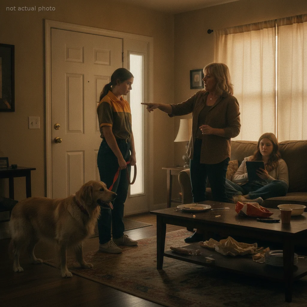 Exhausted Fast Food Worker Reaches Breaking Point After Mom Demands She Walk the Dog While Her Sister Does Nothing