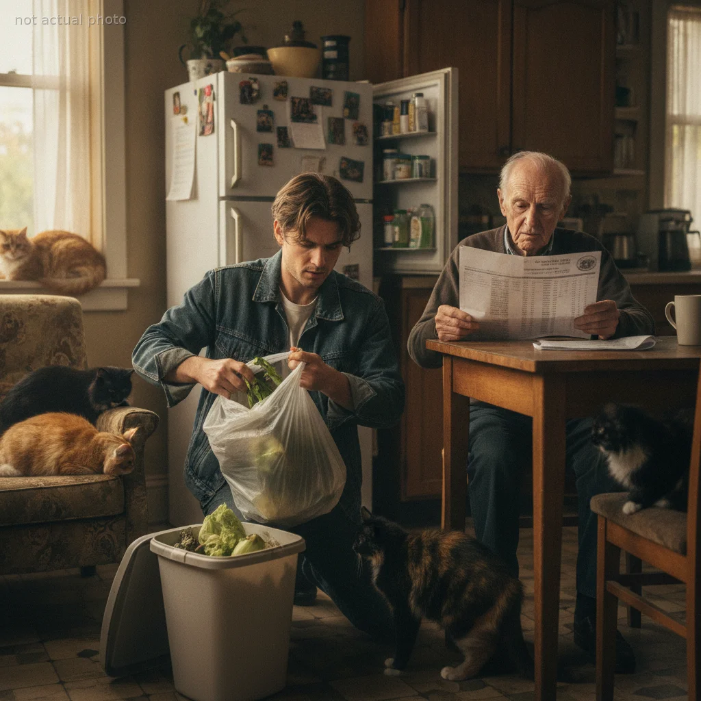 He Spent Months Secretly Disposing of His 92-Year-Old Grandpa’s Spoiled Food, Then He Saw His Retirement Statement