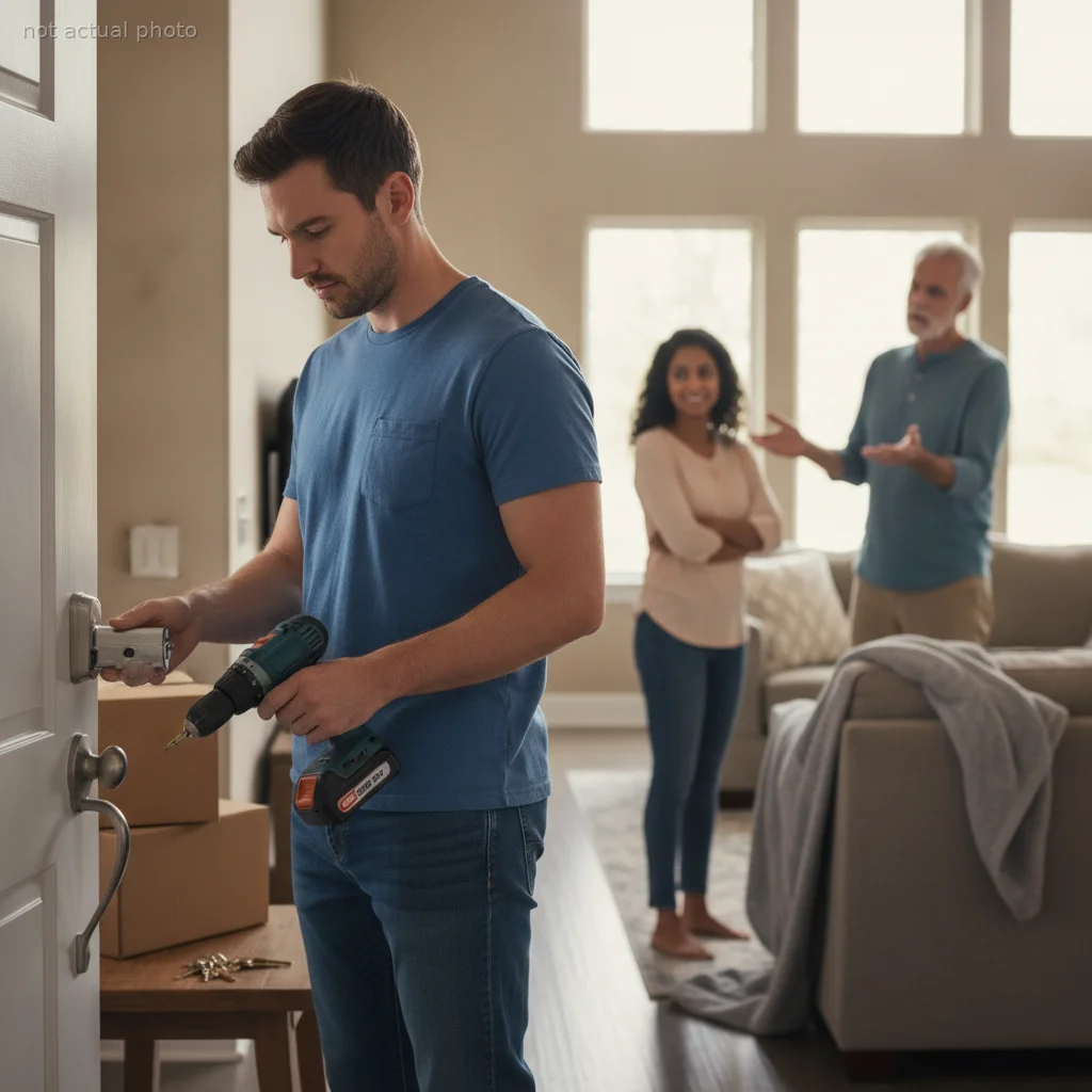 He Changed His House Locks After His Parents Kept Letting Themselves In, Now His Family Is Blaming His Wife