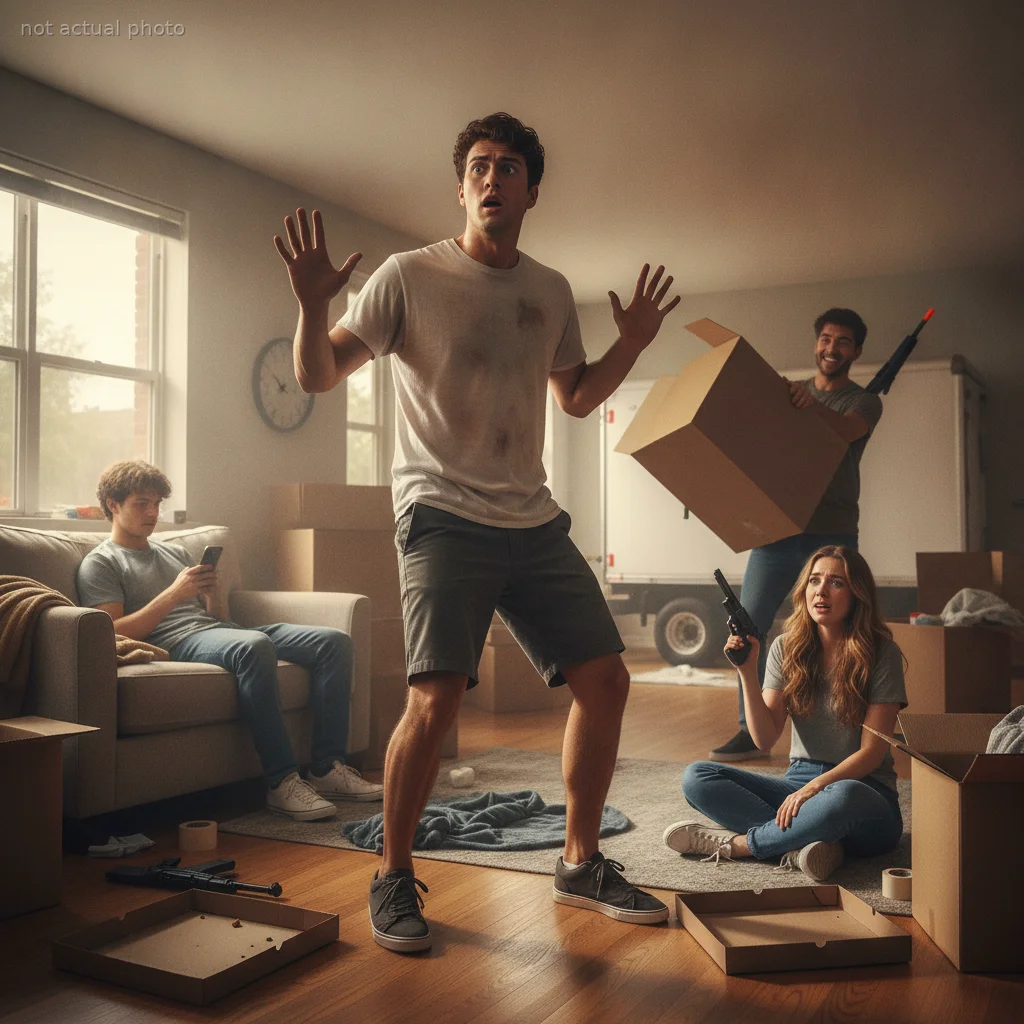 He Agreed To Help His Sister’s Roommate Move, But Walked Out When A Gun Suddenly Appeared